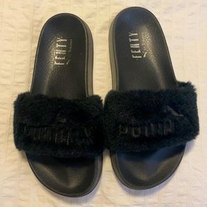 Fuzzy slippers